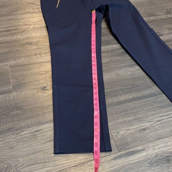 Charter Club Navy High Rise Slim Leg Ankle Dress Pant NWT - Picture 7 of 12
